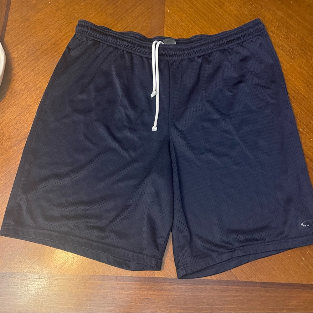 Men's Dark Blue Athletic Shorts